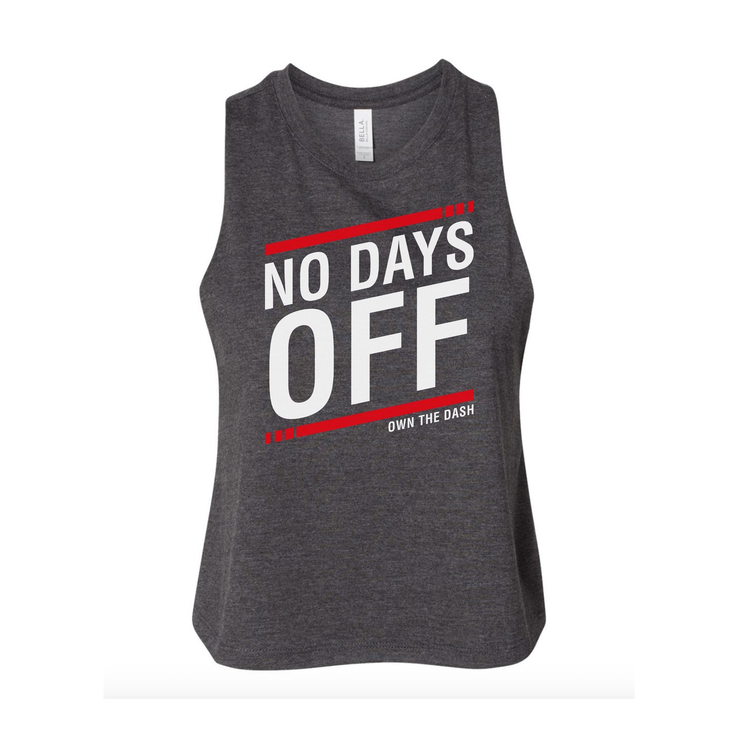 No Days Off Ladies Crop Tank