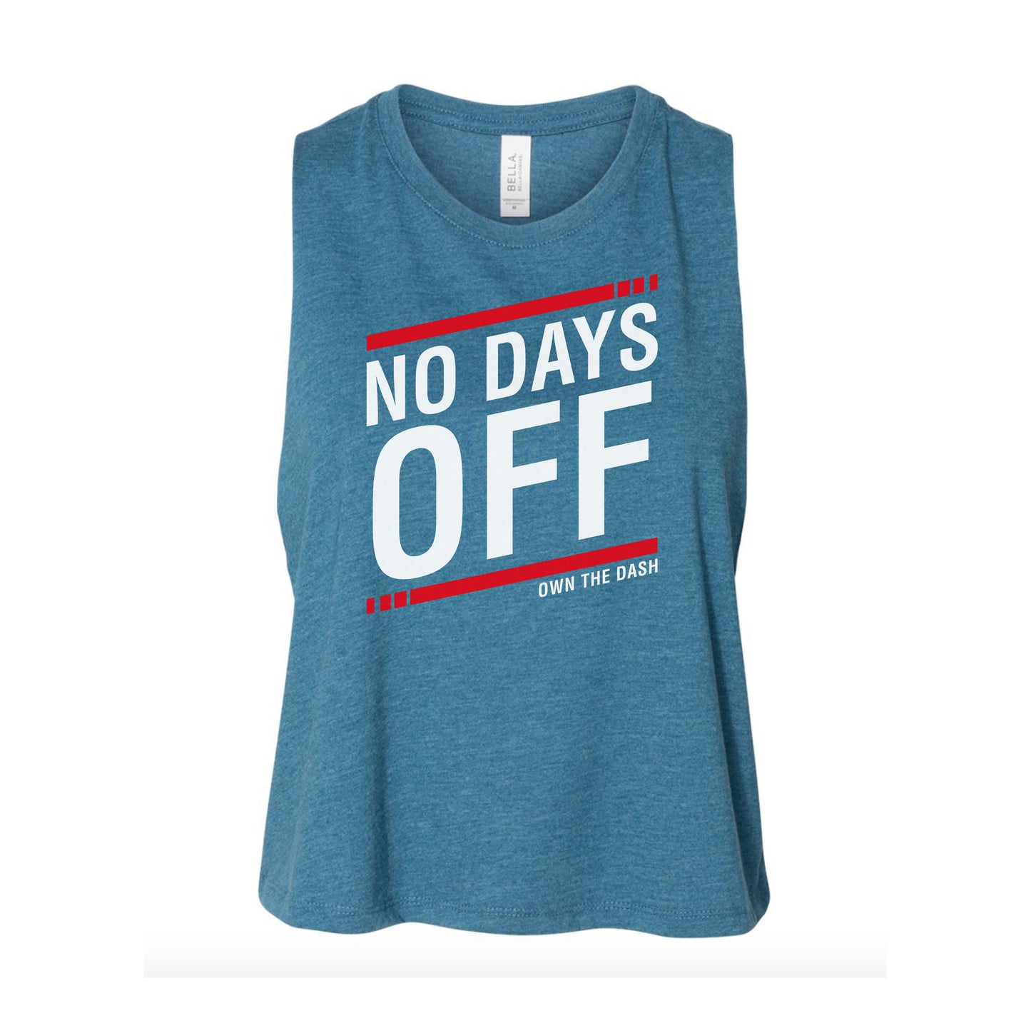 No Days Off Ladies Crop Tank