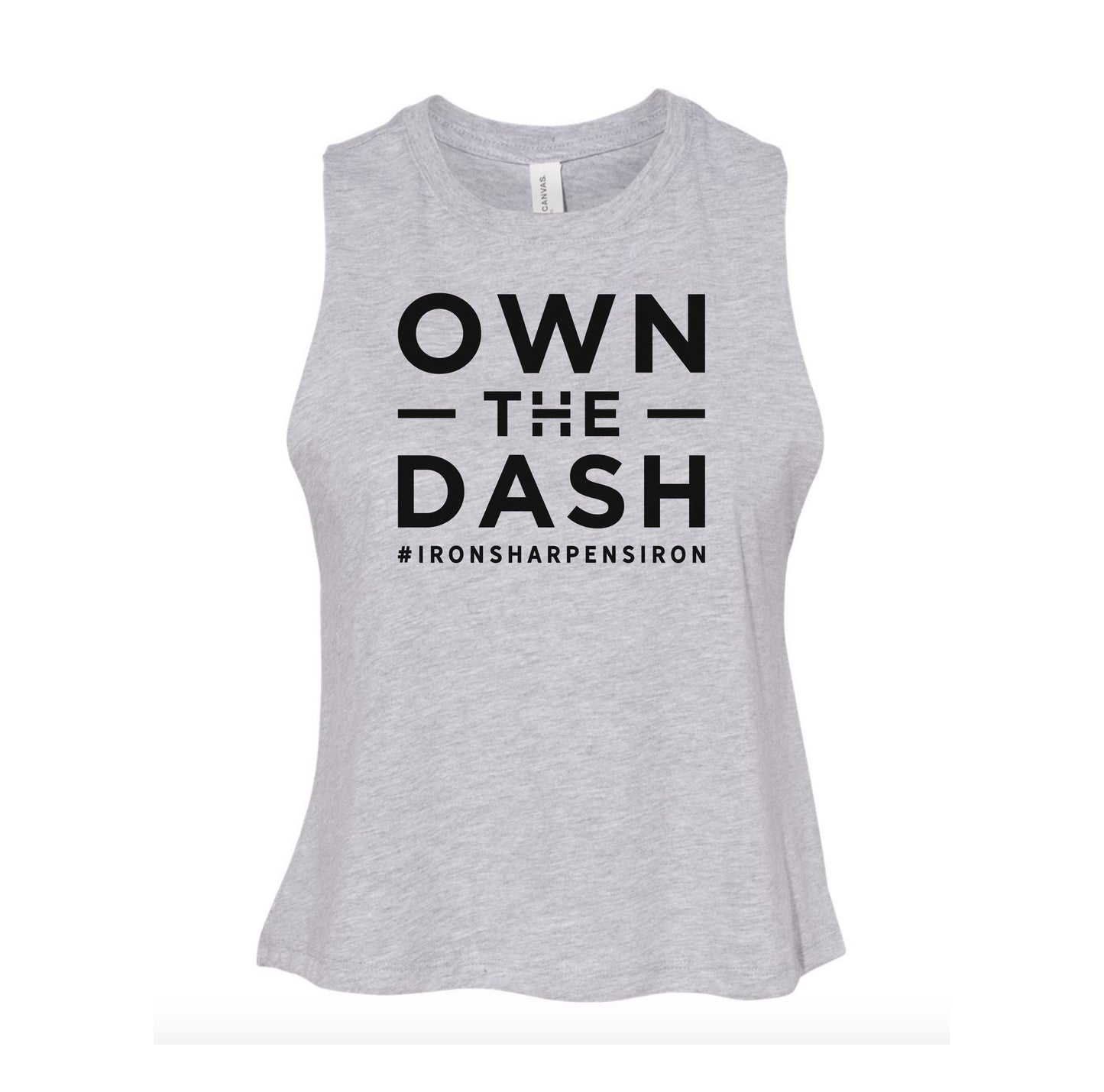 Own The Dash Logo Ladies Crop Tank