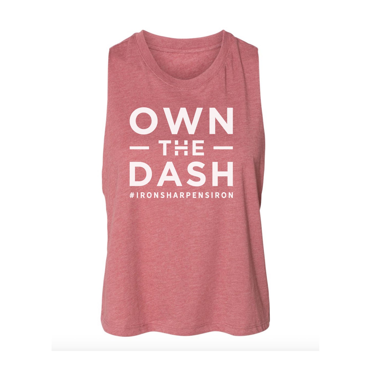 Own The Dash Logo Ladies Crop Tank