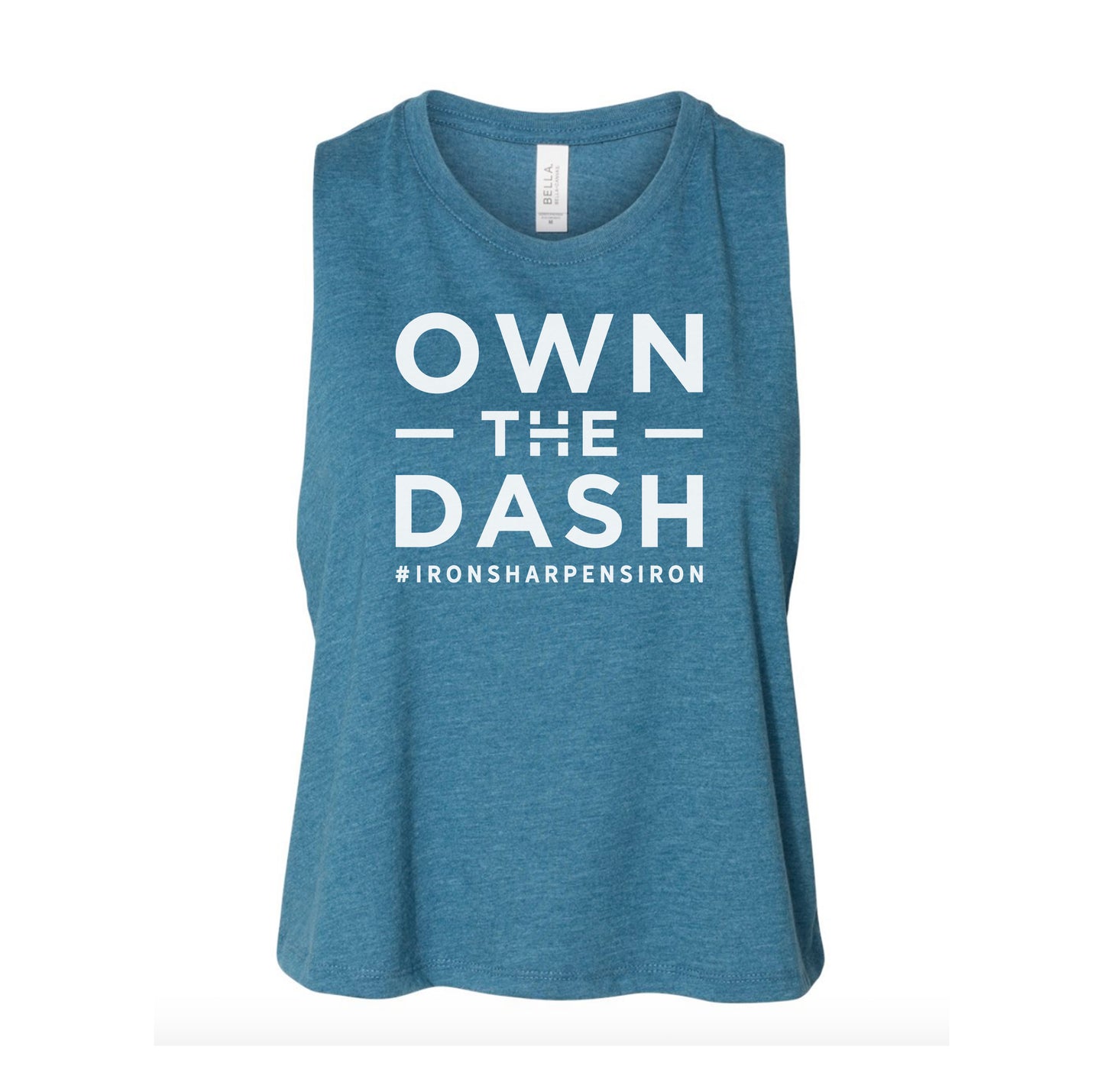 Own The Dash Logo Ladies Crop Tank