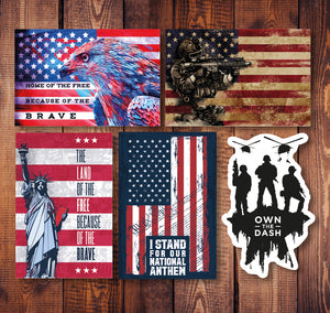 OTD Patriot Artwork Sticker Sheet