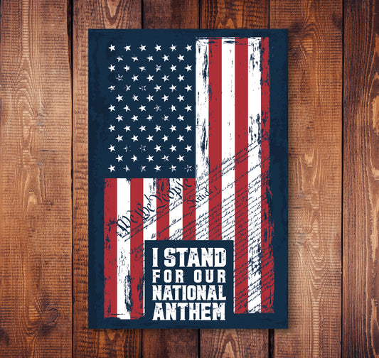 I Stand For The National Anthem Sticker